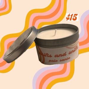 Palo santo candle